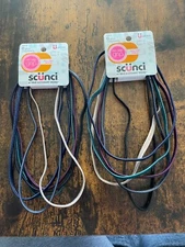 Lot of 2 (6ct) Scunci No Slip Grip All Day Hold Headwraps NEW 12 Total