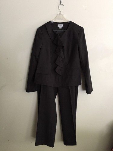 PANT SUIT WOMEN FORMAL RUFFLE STYLE 