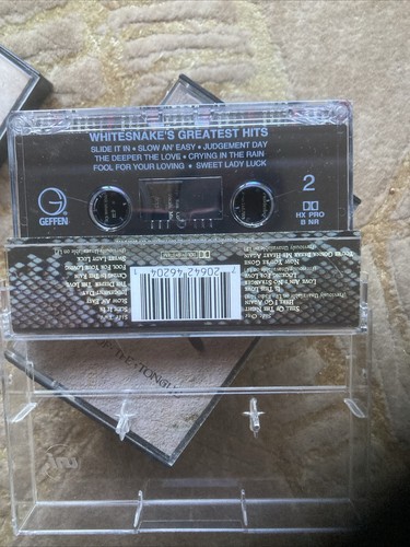 WHITESNAKE CASSETTE TAPE LOT 5 TAPES GREATEST HITS SLIDE IT IN TONGUE LIVE ++ EX - Picture 5 of 5