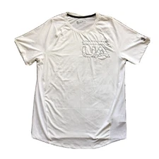 Under Armour Heat Gear Fitted Mens White Shirt Mens Size XL