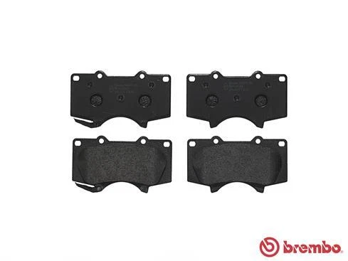 Serve para Toyota Hilux 2015- Land Cruiser Prado 2009- Conjunto de Pastilhas de Freio Dianteiro Brembo - Imagem 3 de 4