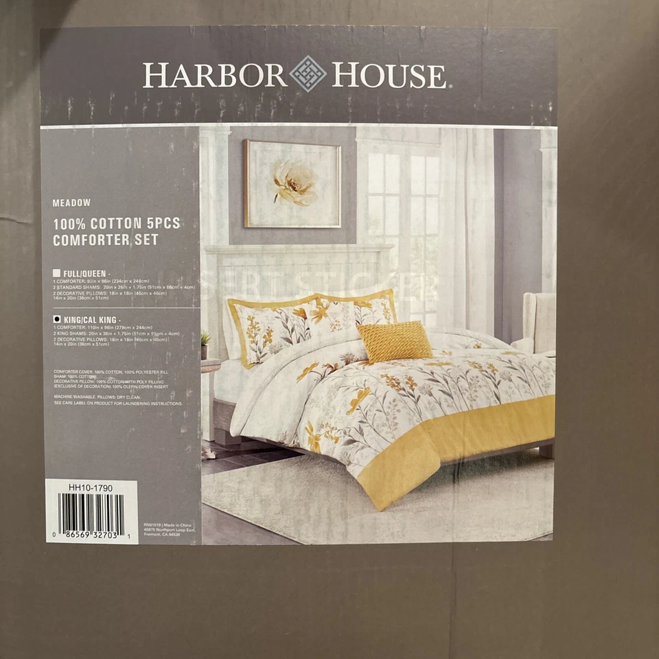 BN более 50% скидка розничной гавани дом луг 5 шт. KING дизайнер одеяло комплект - Изображение 3 из 4