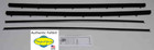 72 73 74 75 76 Ford Ranchero Door Window Felt Fuzzies Rubber Seal 4 Pc Kit