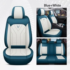 For Mitsubishi Universal 5-Seat Car Seat Covers Waterproof Faux Leather Full Set
