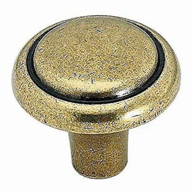 Amerock BP1308077 Burnished Brass 1 1/8" Brass & Sterling Traditions