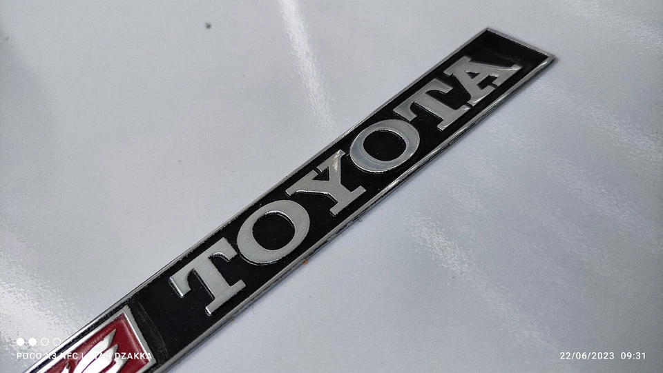 Se adapta a Toyota Celica emblema maletero trasero TA22 RA21 RA22 1971 1972 1973 1974 1975 Foto 3 de 4