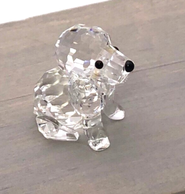 Vintage SWAROVSKI Crystal Sitting Beagle Puppy Figurine | eBay