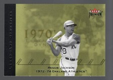 Reggie Jackson Fleer Premium Dynasties 2002 Fleer 72-74 Oakland Athletics