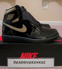 2020 Nike Air Jordan 1 Retro High OG Black Metallic Gold 555088 032 Szs