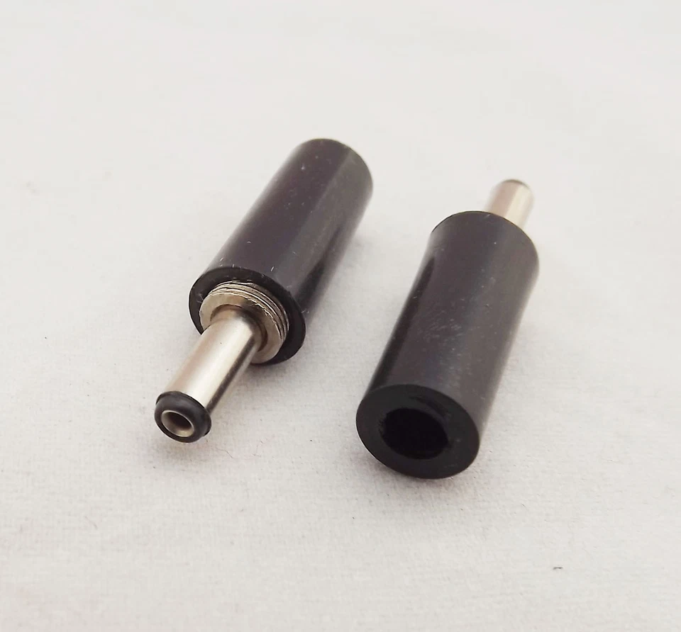 100pcs 3.5x1.3mm DC Power Cable Male Plug Connector Adapter Soldering Plastic - Image 2 of 4