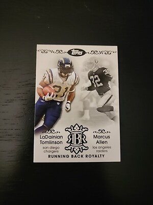 2007 Topps LaDainian Tomlinson / Marcus Allen #RBRD-TA Chargers Raiders 
