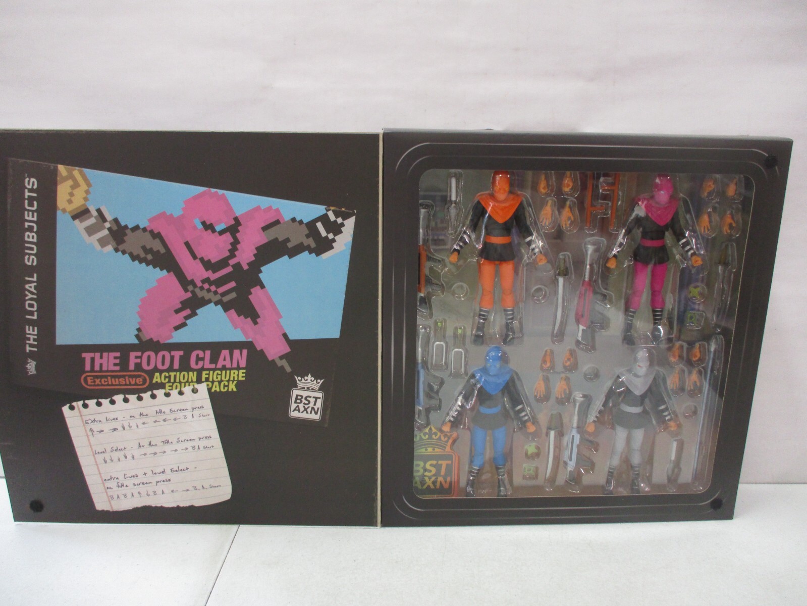 2021 The Loyal Subjects TMNT The Foot Clan Action Figure 4 Pack eBay