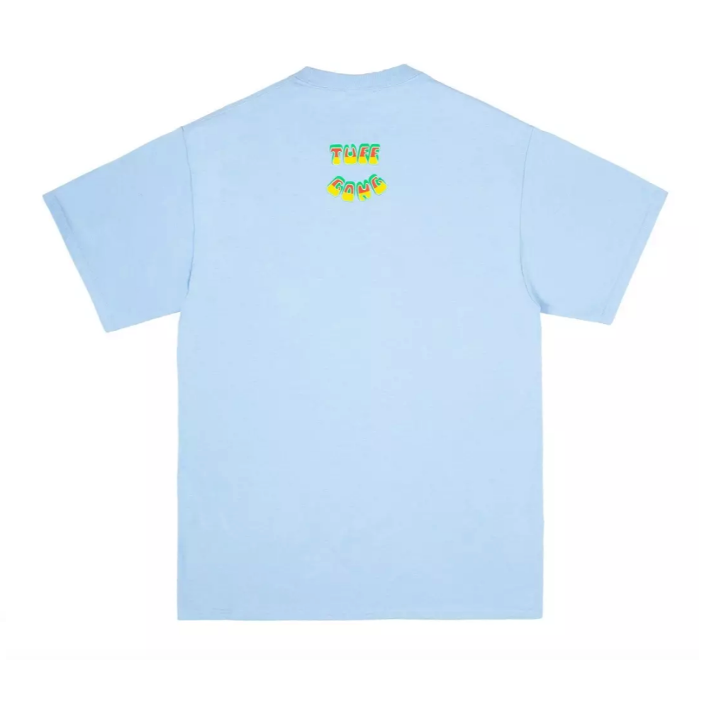 NWT Noah NY x Bob Marley Tuff Gong Core Logo Blue T-Shirt