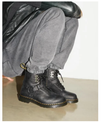 DR.MARTENS 1460 HDW HARNESS ANTIQUE PULL UP Boots MSRP$210