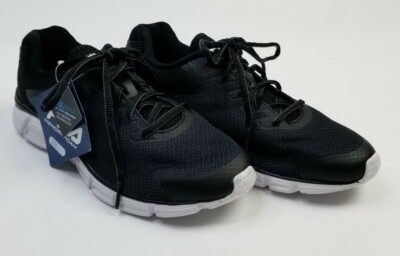 Fila Memory Foam CoolMax Womens  Black and White Size 8 Tennis Shoes 
