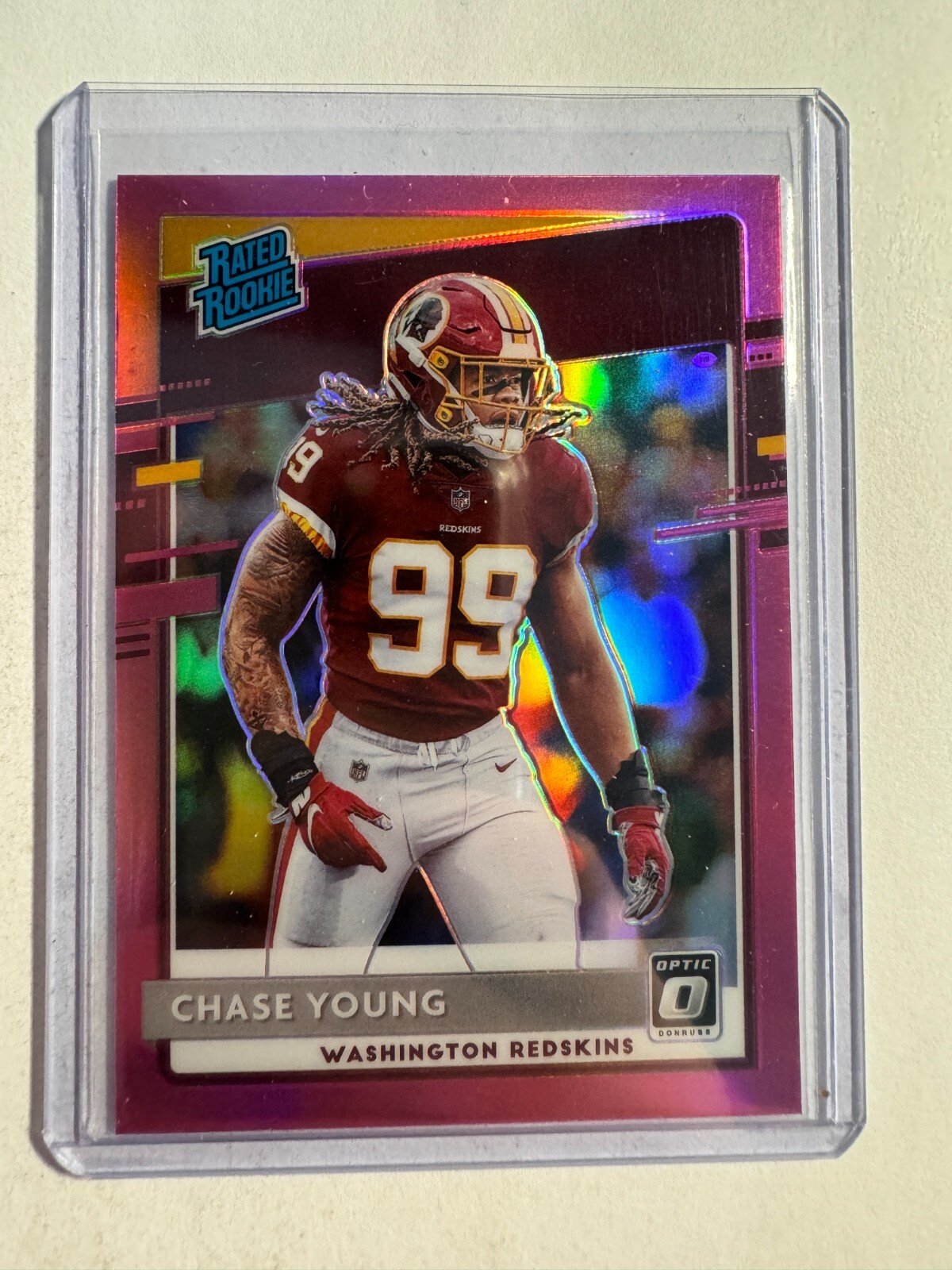 K169,056 - 2020 Donruss Optic Preview Pink #P316 Chase Young RR