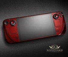 SopiGuard Sticker Full Wrap Carbon Brushed Matte Gloss texture For Steam Deck