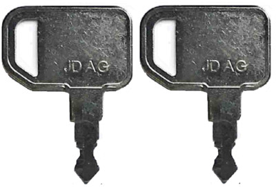 2 John Deere Agricultural Tractor Ignition Keys RE183935 New Fits Many Models
