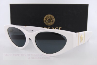 Brand New VERSACE Sunglasses VE 4454 314/87 White/Dark Gray  display picture 2