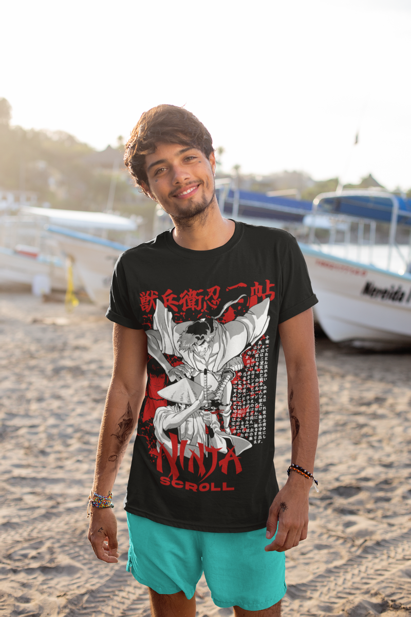 Samurai Champloo T-Shirt Horror Anime Walk Mugen Jin Fuu Kasumi