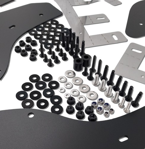 rallyflapZ | Aletas de barro FITS Ford Fiesta Mk7.5 ST180 | ST200 Negro 4mm PVC *Brillo - Imagen 6 de 8