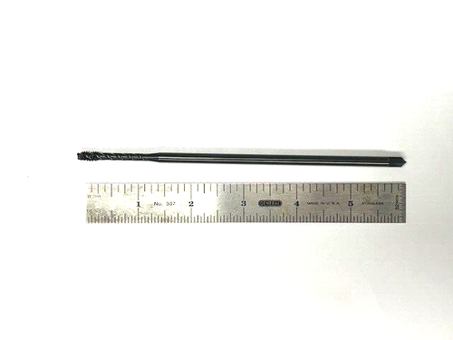 10-24 X 6" LONG SPIRAL FLUTE PULLEY TAP 3 FLUTE GH3 EXO VA3 TAP OSG 1767301 - Foto 4 di 6