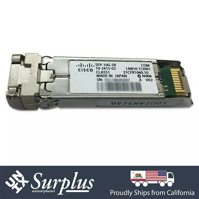 Original Cisco SFP-10G-SR 850nm SFP+ Multi Mode Transceiver Module