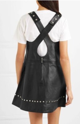 Org.$1090 ALEXACHUNG Nappa Leather Mini Dress Black UK8 | eBay Org.$1090 ALEXACHUNG Nappa Leather Mini Dress Black UK8 | eBay