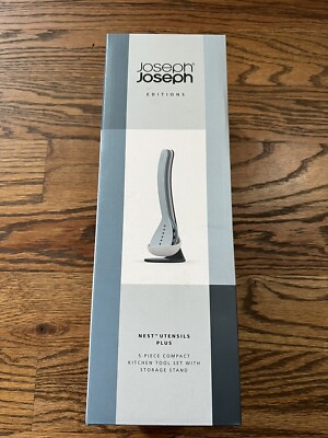 Joseph Joseph Nest Utensils Plus 5-PIECE COMPACT KITCHEN TOOL SET STORAGE STAND