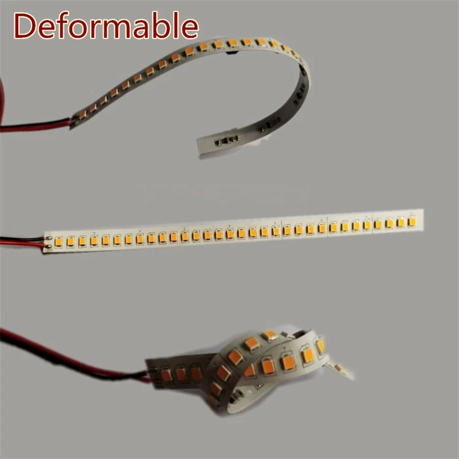 2pcs 7" 32 LED Amber Car Door Mirror Sequential Flowing Turn Signal Light Strip - Image 2 of 4