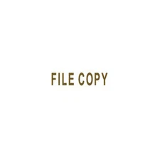 FILE COPY Self-Inking Stamp -Brown