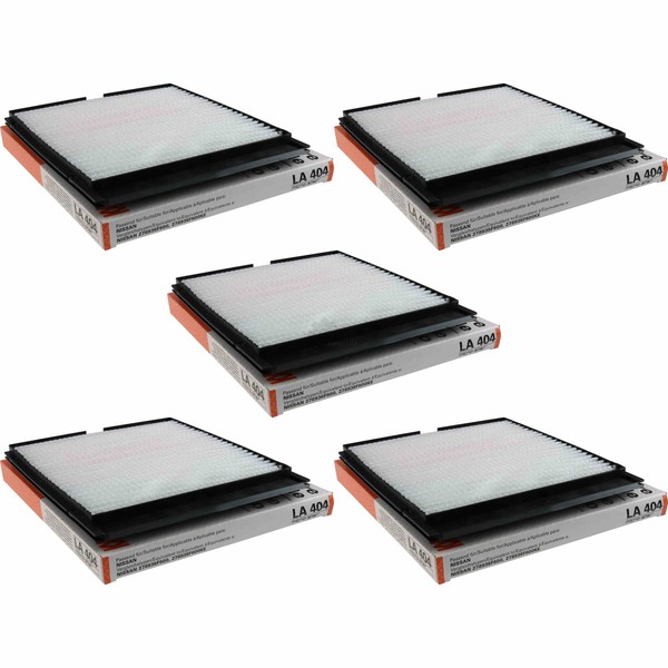 5X Mahle Knecht Innenraumfilter Innenraumluft Pollenfilter LA 404 FüR Nissan-image