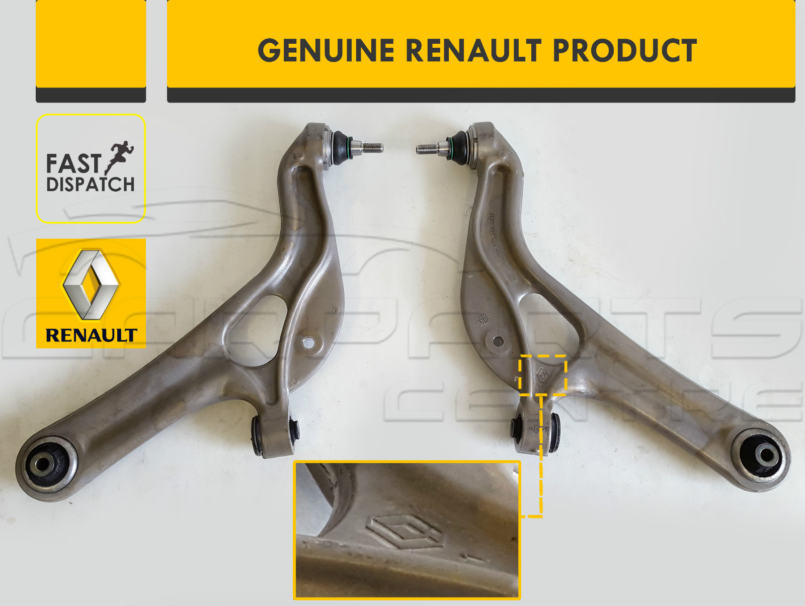 FOR RENAULT CLIO MK3 197 200 RS SPORT FRONT LOWER SUSPENSION ARMS BALL