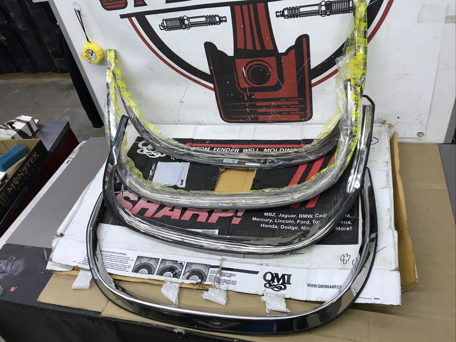 QMI 641901 Fender Trim Full Stainless Steel Polished Oldsmobile Cutlass