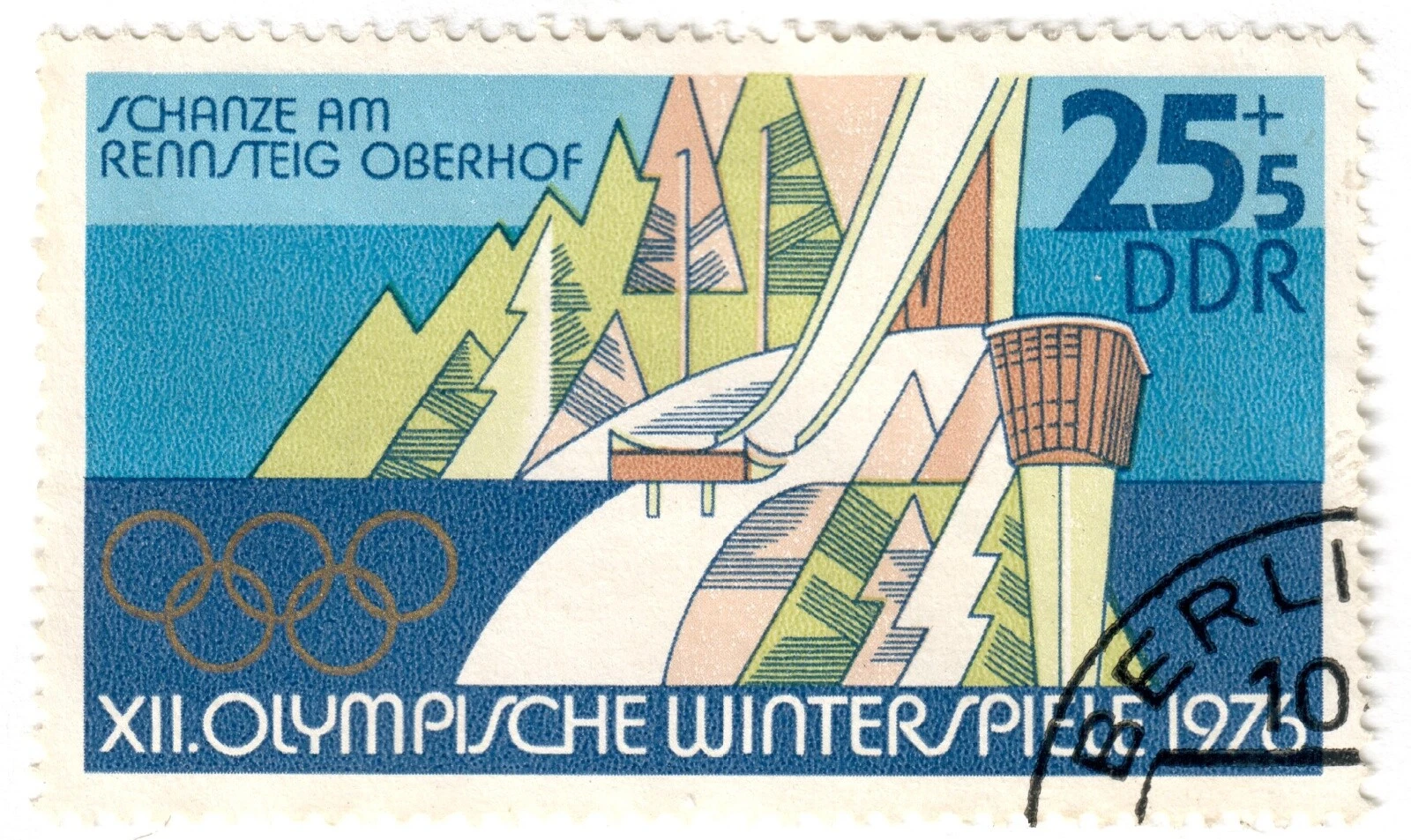 Handstamped Olympics German & Colonies Stamps