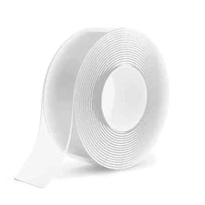 16.5ft Double Sided Removable Mounting Tape Heavy Duty Adhesive Clear Nano Gel