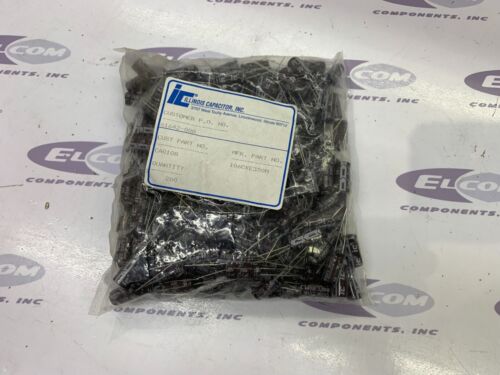 **200-PCS Illinois Capacitor Electrolytic Capacitor Radial 10uF 350V 106CKE350M