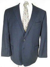 Jos A Bank Reserve Mens Navy Stripe 2 Btn Suit 42S USA Made