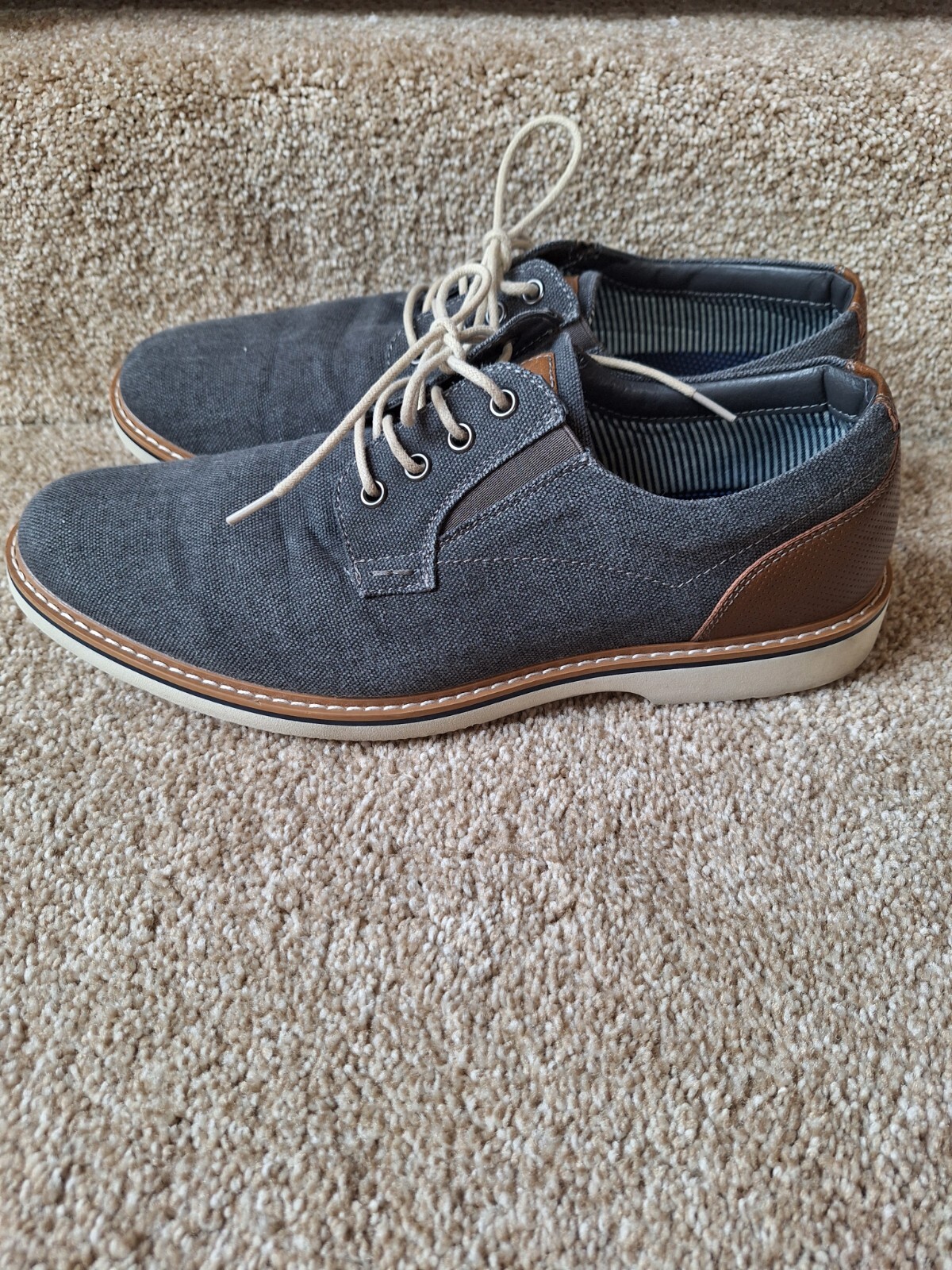 SAOLA Oxford stringate Nunn Bush da uomo in tela Barklay taglia 10 5 M