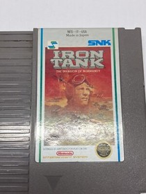 Iron Tank The Invasion of Normandy Nintendo NES - Authentic & Tested! Very Clean