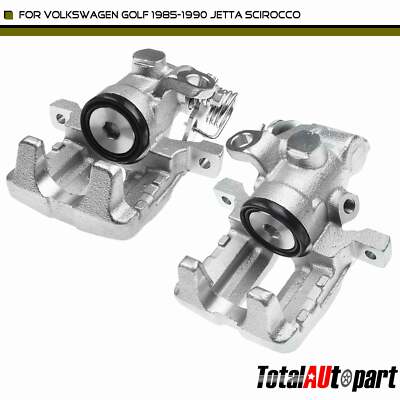 2x Disc Brake Caliper for Volkswagen Golf 1985-1990 Jetta Scirocco Rear LH & RH