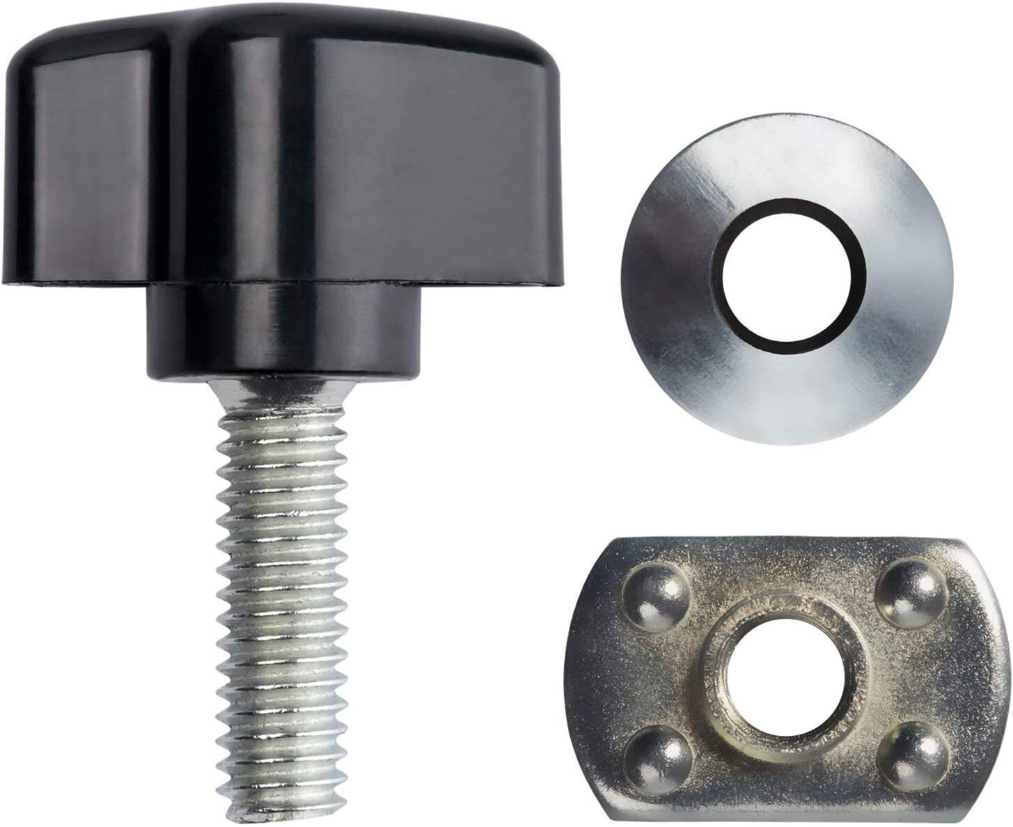 8pcs Hardtop Thumb Screw Nut Washer TieDown DRings Kit for Jeep