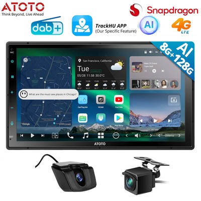 ATOTO XI0 7'' Android 13 DAB+ Autoradio 8+128G 4G LTE AI GPS 1080P Dashcam&Kamera