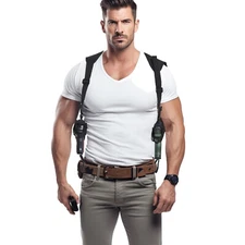 Concealed Carry Handgun Shoulder Holster for Right and Left Hand Gun Accessories