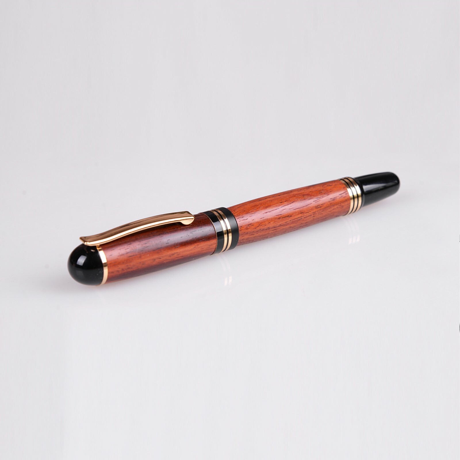 NAGU 60200 Churchill Fountain Pen Kit 24K Gold Chrome Fountain