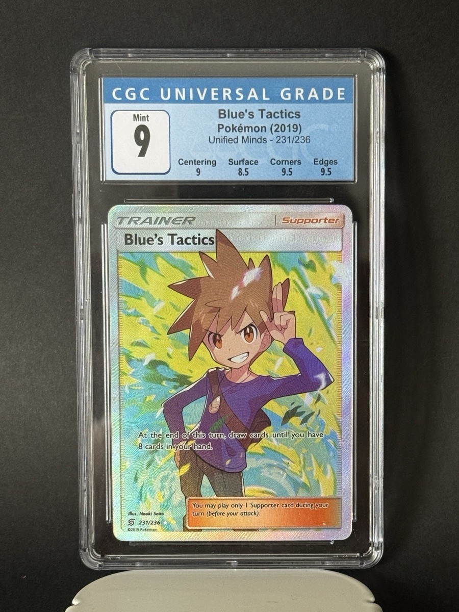 Blue's Tactics (Full Art) 231/236 Sm-Unified Minds Holo for