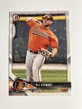 D.J. Stewart 2018 Bowman Prospects #BP106 Baltimore Orioles