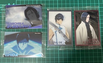 Bleach Uehha Cards 4 Piece Set Blue/White Set Japanese Anime Trading Card V