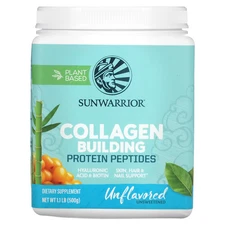 2 X Sunwarrior, Collagen Building Protein Peptides, Natural, 17.6 oz (500 g)