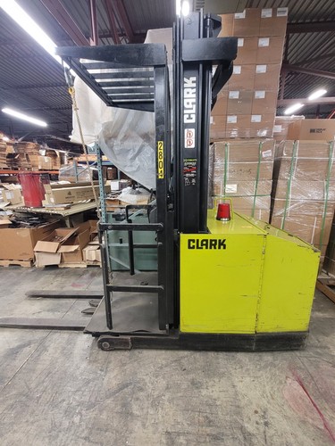Clark OP-15 Electric Order Picker Forklift 3000lb Cap CAN TEST ON SITE No Batt